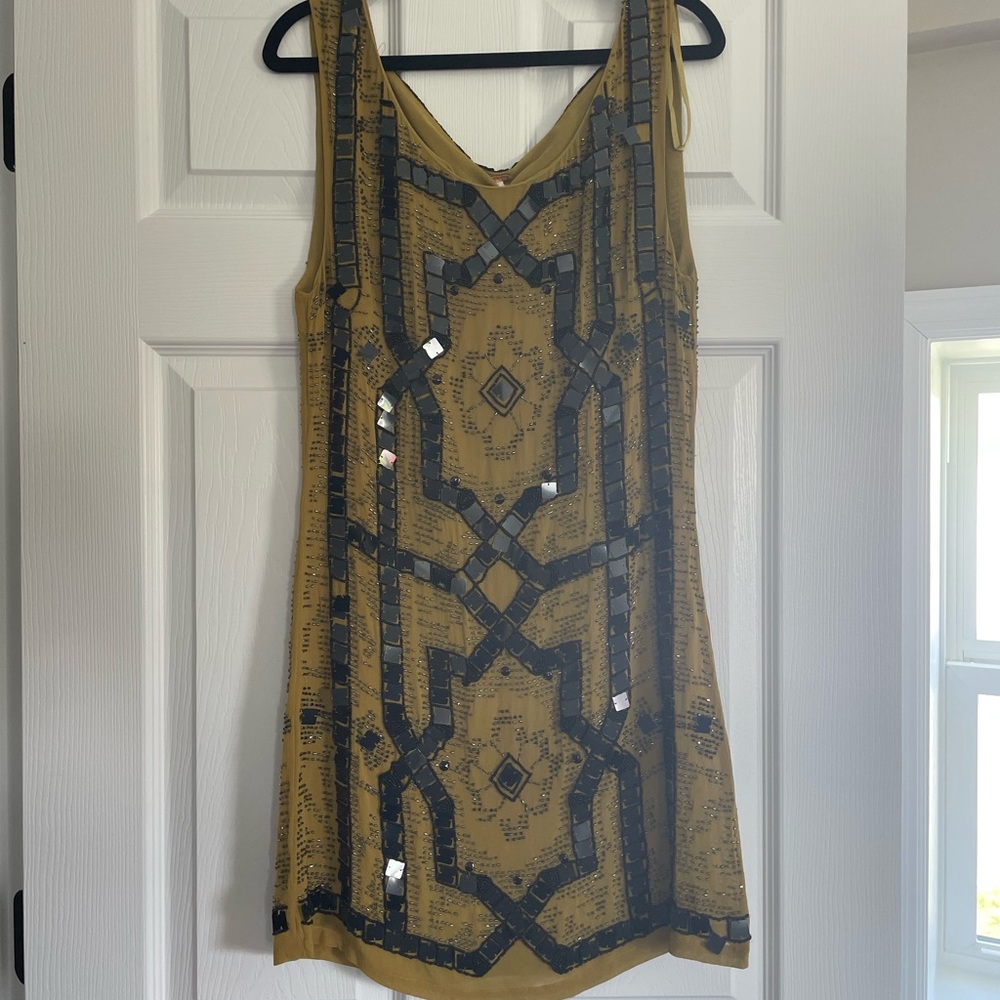 Free People Vintage Beaded Dress
